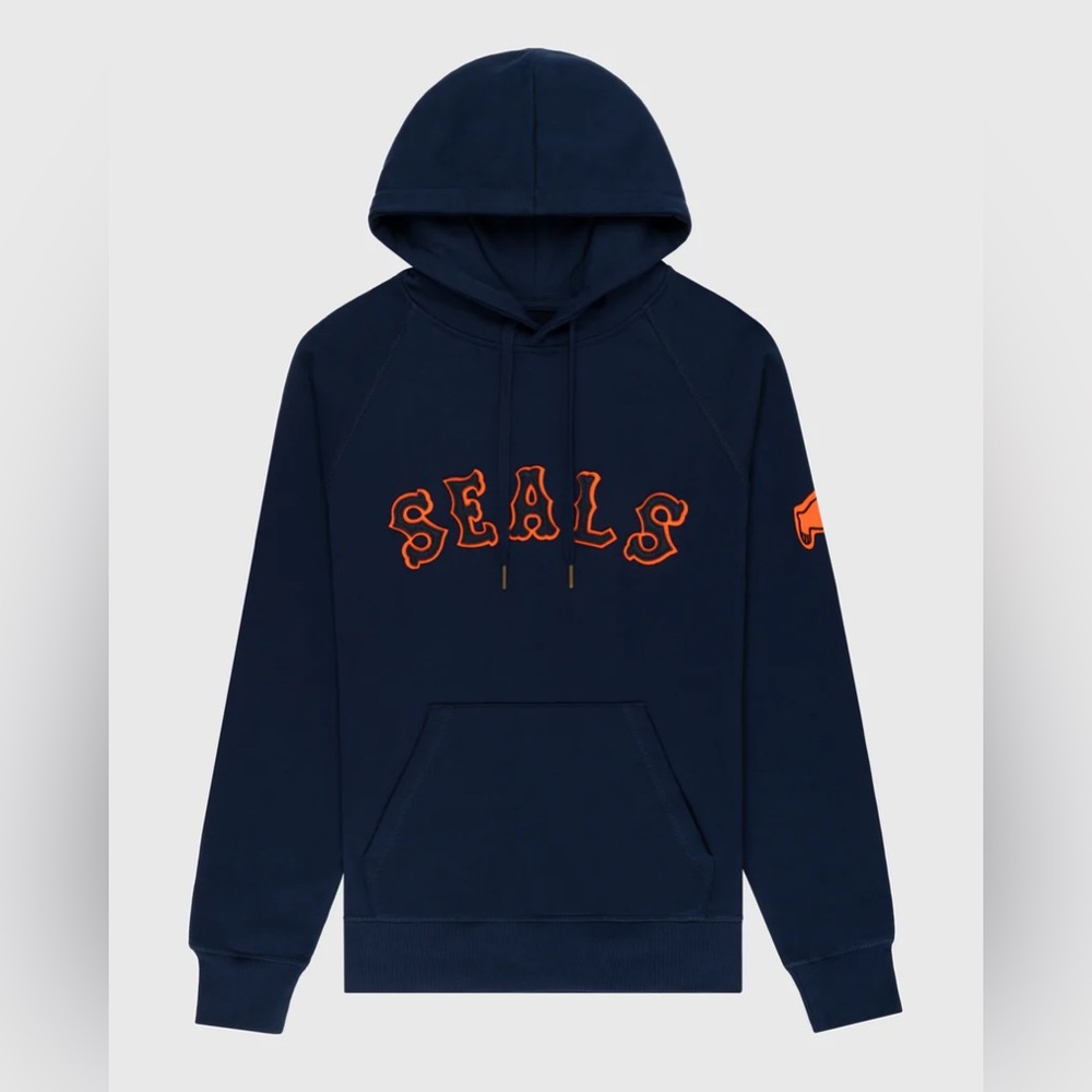 Ebbets Field San Francisco Seals Cotton French Terry Pullover Hoodie 2XL, XXL